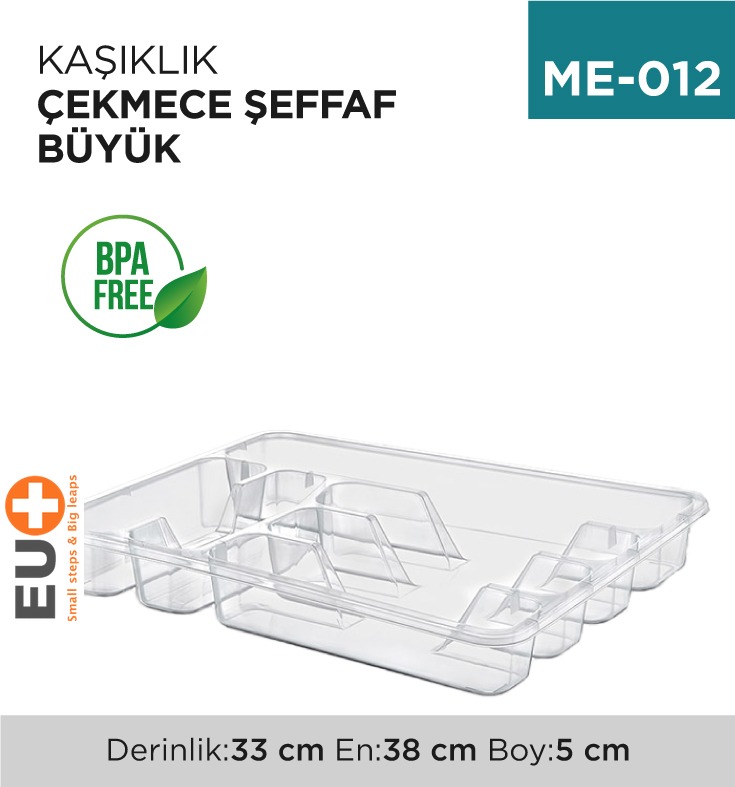 KAŞIKLIK ÇEKMECE BÜYÜK ŞEFFAF (E-202) - 1. Minimum sipariş tutarı 5.000TL'dir (KDV hariç).
2. Fiyatlarımız İzmir teslim fiyatlarıdır; kargo ücreti Kargo ve Teslimat Politikası'na göre hesaplanır (₺100.000 ve üzeri siparişlerde ücretsiz).
3. Spot ve sipariş üzerine tedarik edilen ürünlerde stok durumu ve teslim süresi sipariş onayında bildirilir.
4. Kusurlu, hasarlı veya yanlış gönderilen ürünler, teslimden itibaren 14 gün içinde bildirilmesi hâlinde iade alınır.
5. Şahıs şirketlerine ve tüzel kişilere faturalı satış yapılmaktadır; bireysel tüketicilere satış yapılmamaktadır.