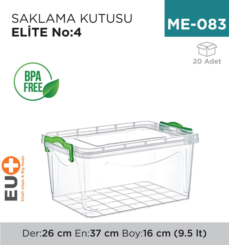SAKLAMA KUTUSU NO:4 ELİTE 9,5 LT (2685)