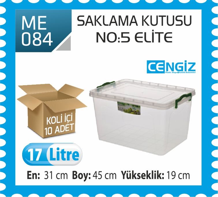 SAKLAMA KUTUSU NO:5 ELİTE 17 LT (2690)