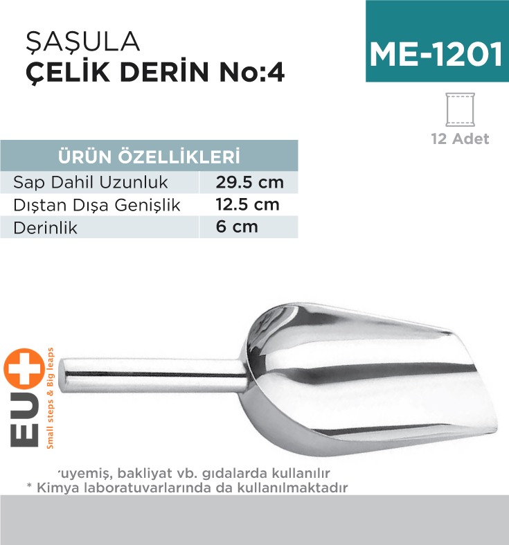 ŞAŞULA ÇELİK DERİN NO:4 (29.5 CM) (CEK-29) - 1. Minimum sipariş tutarı 5.000TL'dir (KDV hariç).
2. Fiyatlarımız İzmir teslim fiyatlarıdır; kargo ücreti Kargo ve Teslimat Politikası'na göre hesaplanır (₺100.000 ve üzeri siparişlerde ücretsiz).
3. Spot ve sipariş üzerine tedarik edilen ürünlerde stok durumu ve teslim süresi sipariş onayında bildirilir.
4. Kusurlu, hasarlı veya yanlış gönderilen ürünler, teslimden itibaren 14 gün içinde bildirilmesi hâlinde iade alınır.
5. Şahıs şirketlerine ve tüzel kişilere faturalı satış yapılmaktadır; bireysel tüketicilere satış yapılmamaktadır.