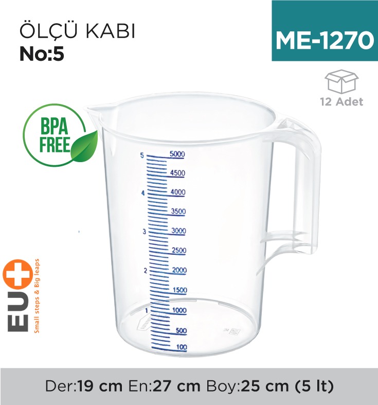 ÖLÇÜ KABI NO:5 (5 LT) (4585) - 1. Minimum sipariş tutarı 5.000TL'dir (KDV hariç).
2. Fiyatlarımız İzmir teslim fiyatlarıdır; kargo ücreti Kargo ve Teslimat Politikası'na göre hesaplanır (₺100.000 ve üzeri siparişlerde ücretsiz).
3. Spot ve sipariş üzerine tedarik edilen ürünlerde stok durumu ve teslim süresi sipariş onayında bildirilir.
4. Kusurlu, hasarlı veya yanlış gönderilen ürünler, teslimden itibaren 14 gün içinde bildirilmesi hâlinde iade alınır.
5. Şahıs şirketlerine ve tüzel kişilere faturalı satış yapılmaktadır; bireysel tüketicilere satış yapılmamaktadır.