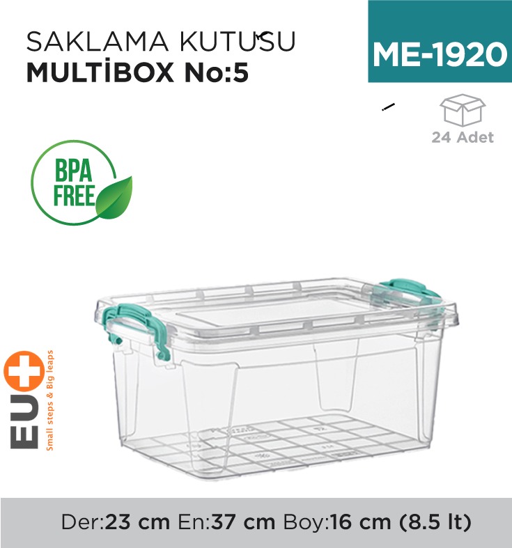 SAKLAMA KUTUSU M.BOX NO:5 (8.5 LT) (E-504) - 1. Minimum sipariş tutarı 5.000TL'dir (KDV hariç).
2. Fiyatlarımız İzmir teslim fiyatlarıdır; kargo ücreti Kargo ve Teslimat Politikası'na göre hesaplanır (₺100.000 ve üzeri siparişlerde ücretsiz).
3. Spot ve sipariş üzerine tedarik edilen ürünlerde stok durumu ve teslim süresi sipariş onayında bildirilir.
4. Kusurlu, hasarlı veya yanlış gönderilen ürünler, teslimden itibaren 14 gün içinde bildirilmesi hâlinde iade alınır.
5. Şahıs şirketlerine ve tüzel kişilere faturalı satış yapılmaktadır; bireysel tüketicilere satış yapılmamaktadır.