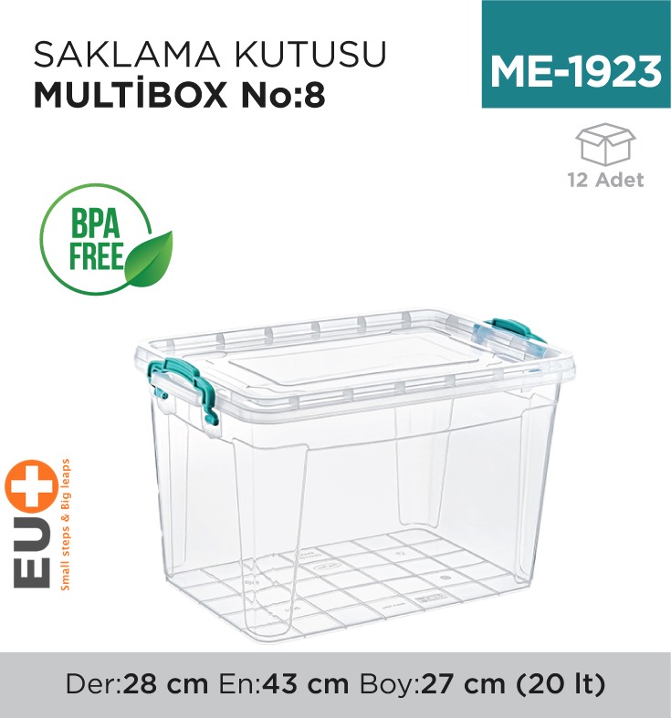SAKLAMA KUTUSU M.BOX NO:8 (20 LT) (E-507) - 1. Minimum sipariş tutarı 5.000TL'dir (KDV hariç).
2. Fiyatlarımız İzmir teslim fiyatlarıdır; kargo ücreti Kargo ve Teslimat Politikası'na göre hesaplanır (₺100.000 ve üzeri siparişlerde ücretsiz).
3. Spot ve sipariş üzerine tedarik edilen ürünlerde stok durumu ve teslim süresi sipariş onayında bildirilir.
4. Kusurlu, hasarlı veya yanlış gönderilen ürünler, teslimden itibaren 14 gün içinde bildirilmesi hâlinde iade alınır.
5. Şahıs şirketlerine ve tüzel kişilere faturalı satış yapılmaktadır; bireysel tüketicilere satış yapılmamaktadır.