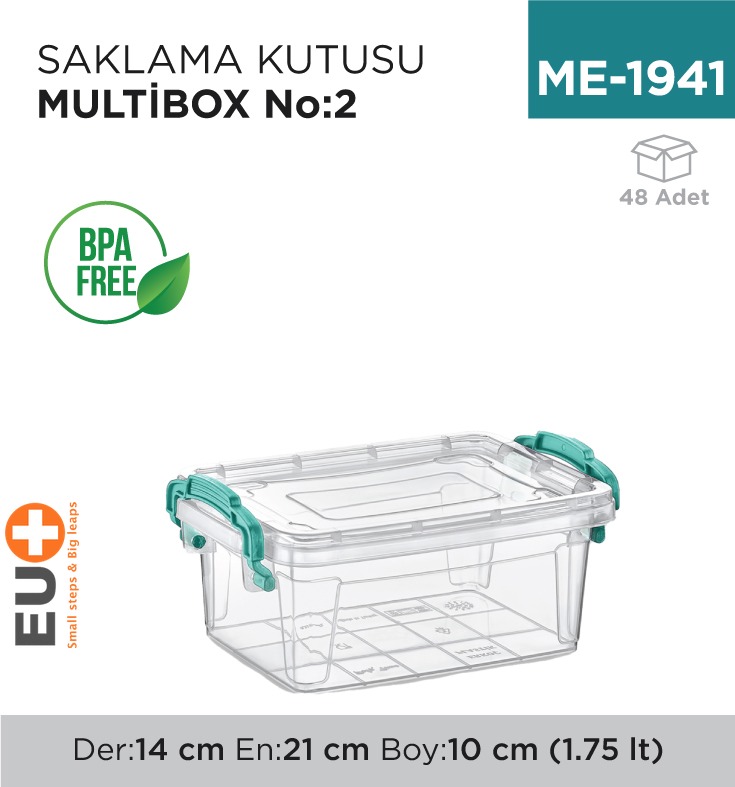 SAKLAMA KUTUSU M.BOX NO:2 (1.75 LT) (E-501)