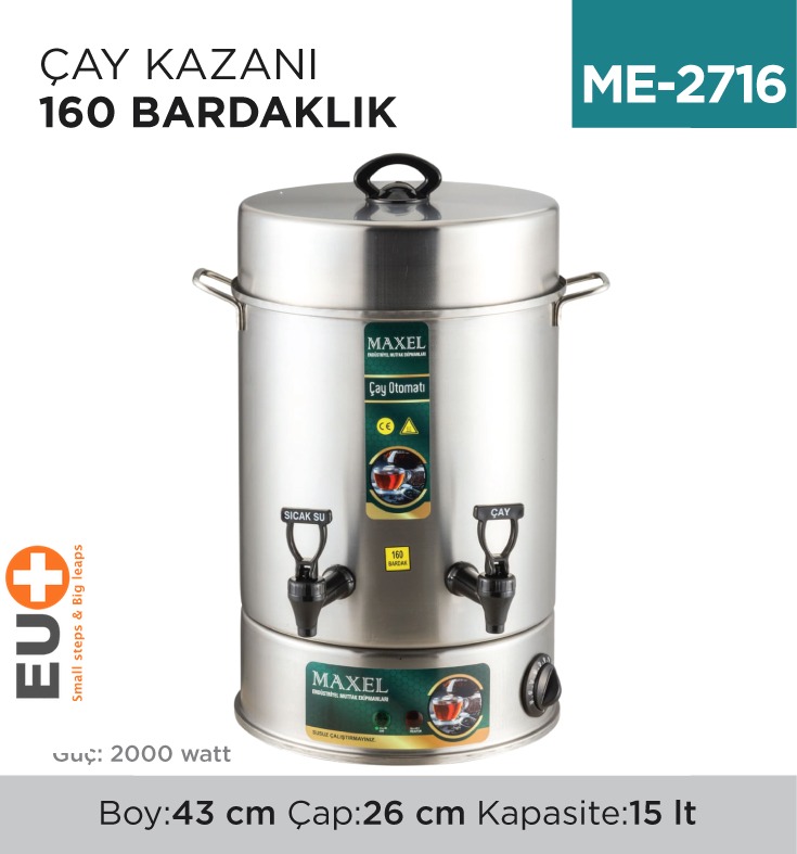 ÇAY KAZANI 160 BARDAKLIK