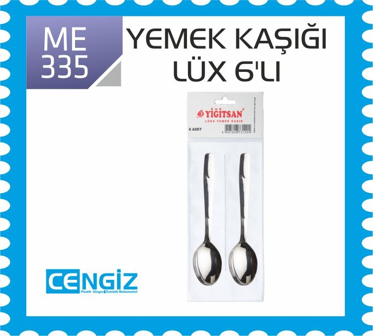 YEMEK KAŞIĞI LÜX 6 LI