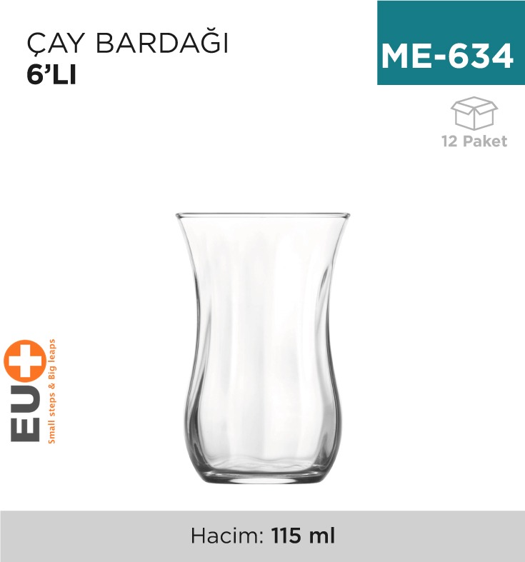 ÇAY BARDAĞI KLASİK 6LI (30020.O)