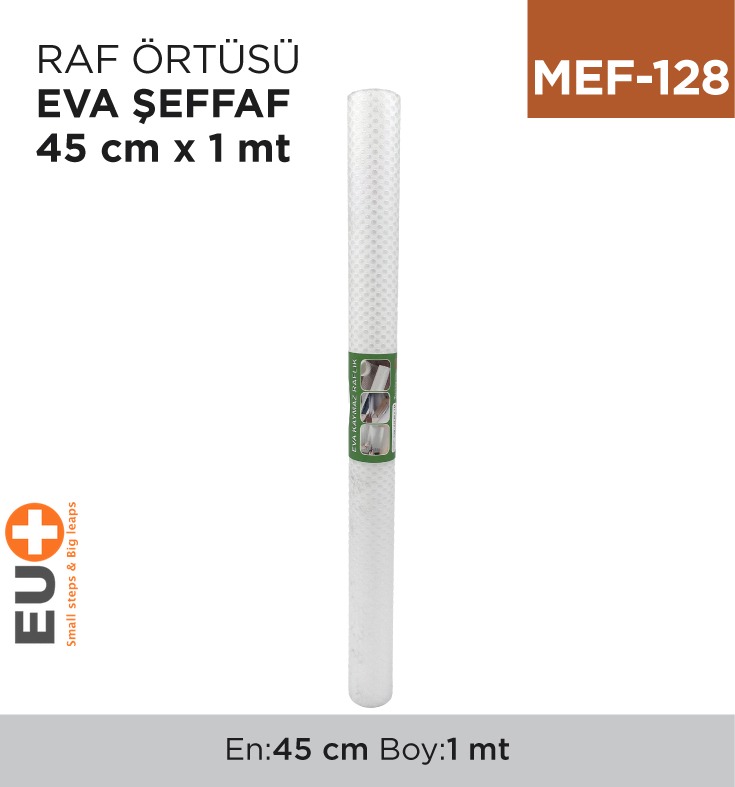 RAF ÖRTÜSÜ EVA ŞEFFAF 45 CM*1 MT