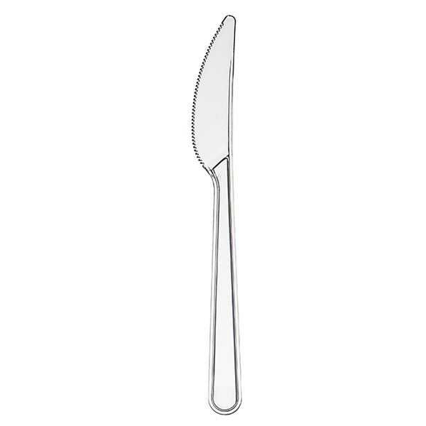 Lüks Şeffaf Plastik Bıçak 3,2 gr - Tek kullanımlık Lüks Plastik Bıçak gıda ile temasa uygun, dayanıklı ve kaliteli yapısı ile yıkama derdi olmadan ekonomik ve pratik çözüm sunar.
Siyah ve şeffaf renk olarak mevcuttur.
Yüksek gramajlı olması daha dayanıklı olmasını sağlar. Özellikle et, pide vs. gibi plastik çatal ve bıçağın kırılmaması gereken durumlar için uygundur.