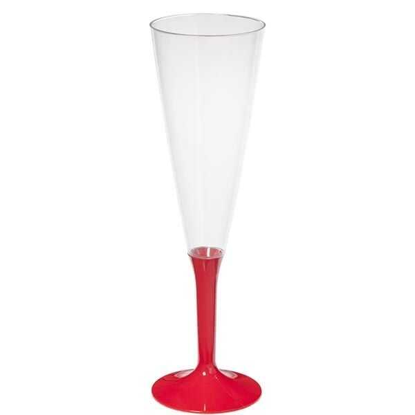 Plastik Şampanya Kadehi Kırmızı - Ayak kısmı 7 cm, uzunluğu 15 cm, hacmi 150 cc sert plastikten, kırmızı renkli şampanya kadehidir. Gıda ile temasa uygundur. Ürünün lila, gri, altın ve şeffaf renkleri de mevcuttur.
Düğün, davet ve kokteyllerde sıcak-soğuk içecekler, meyve suyu veya bazı tatlıların sunumlarında tek kullanımlık ve hijyenik olan bu ürünle hızlı ve rahat servis verebilirsiniz. Ayrıca tekne ve havuzbaşı gibi cam kadeh kullanımının güvenlik riski yaratabileceği ortamlarda plastik kadehler bu riskleri ortadan kaldırır.