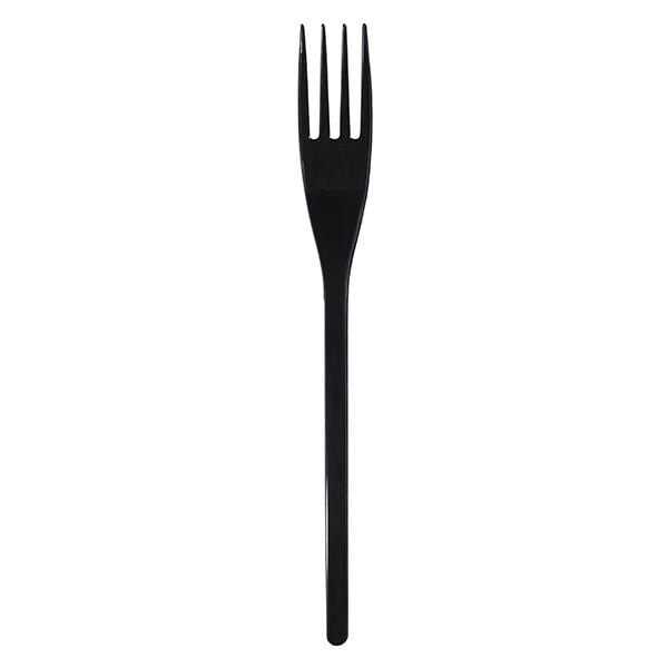 Modern Lüks Plastik Çatal Siyah 4,8 gr