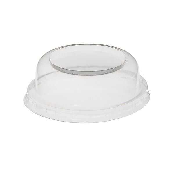 Ayaklı Tatlı Kasesi Bombe Kapak 220 cc - Ayaklı Tatlı Kasesi 220 cc ile uyumlu, 9,5 cm genişliğinde, şeffaf renkte, sızdırmaz, tek kullanımlık, plastik, bombe kapaktır.

Ayaklar stabilite sağlar ve tatlıyı sergilemeyi kolaylaştırırken, kubbe şeklindeki kapak daha büyük tatlılar için geniş alan sağlar ve içindekilere kolay erişim sağlar.

Ek olarak, bombe şeklindeki kapak, kabın içine hava girmesini ve içindekilerin kurumasını önleyerek tatlının taze kalmasına yardımcı olabilir.