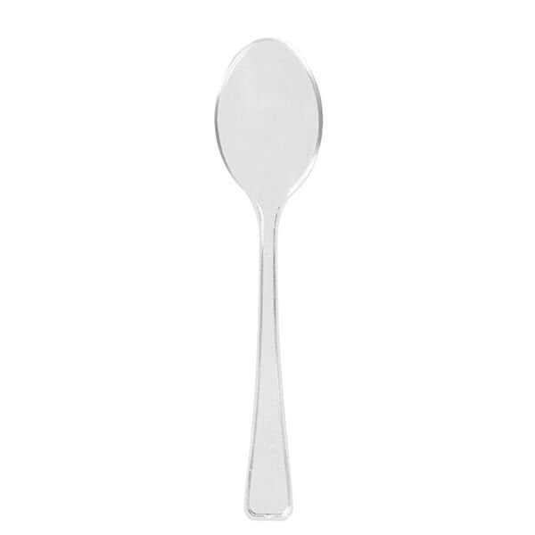 Plastik Kokteyl Kaşığı Şeffaf 10cm