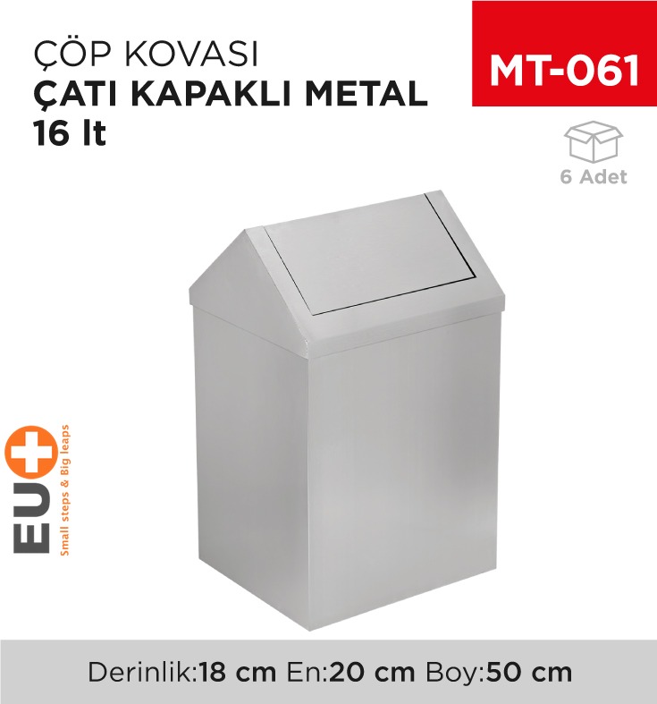 ÇATI KAPAKLI ÇÖP KOVASI METAL 16 LT (1306) - 1. Minimum sipariş tutarı 5.000TL'dir (KDV hariç).
2. Fiyatlarımız İzmir teslim fiyatlarıdır; kargo ücreti Kargo ve Teslimat Politikası'na göre hesaplanır (₺100.000 ve üzeri siparişlerde ücretsiz).
3. Spot ve sipariş üzerine tedarik edilen ürünlerde stok durumu ve teslim süresi sipariş onayında bildirilir.
4. Kusurlu, hasarlı veya yanlış gönderilen ürünler, teslimden itibaren 14 gün içinde bildirilmesi hâlinde iade alınır.
5. Şahıs şirketlerine ve tüzel kişilere faturalı satış yapılmaktadır; bireysel tüketicilere satış yapılmamaktadır.