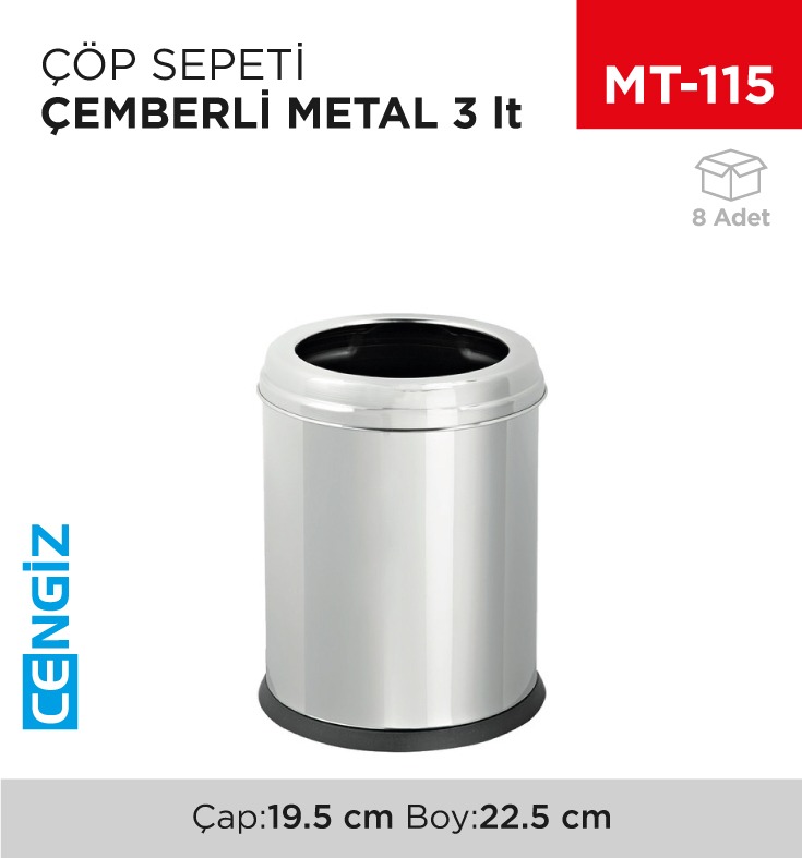 ÇÖP SEPETİ ÇEMBERLİ METAL 3 LT (1432)(411) - 1. Minimum sipariş tutarı 5.000TL'dir (KDV hariç).
2. Fiyatlarımız İzmir teslim fiyatlarıdır; kargo ücreti Kargo ve Teslimat Politikası'na göre hesaplanır (₺100.000 ve üzeri siparişlerde ücretsiz).
3. Spot ve sipariş üzerine tedarik edilen ürünlerde stok durumu ve teslim süresi sipariş onayında bildirilir.
4. Kusurlu, hasarlı veya yanlış gönderilen ürünler, teslimden itibaren 14 gün içinde bildirilmesi hâlinde iade alınır.
5. Şahıs şirketlerine ve tüzel kişilere faturalı satış yapılmaktadır; bireysel tüketicilere satış yapılmamaktadır.