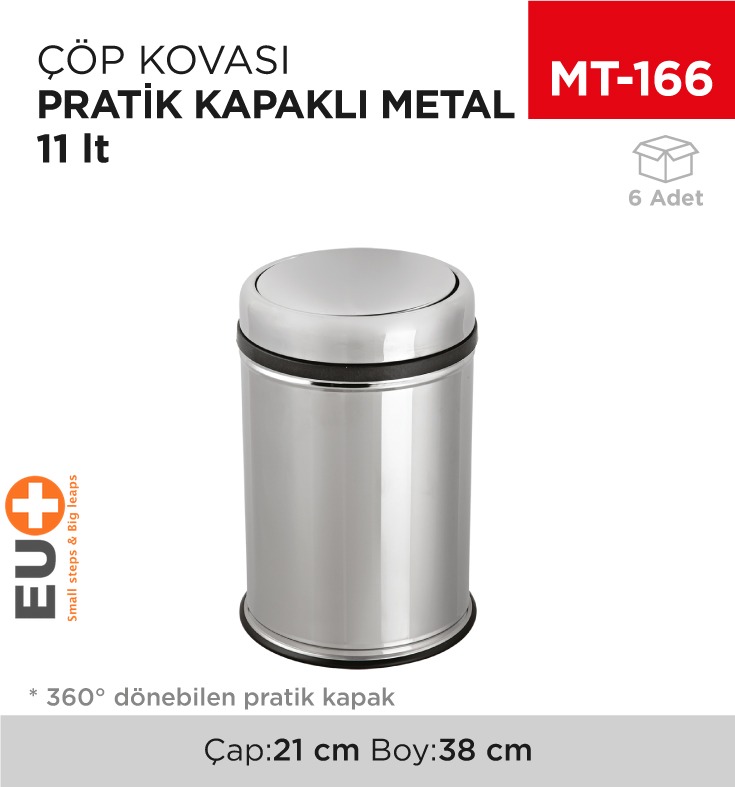 PRATİK KAPAKLI ÇÖP KOVASI METAL 11 LT (802) - 1. Minimum sipariş tutarı 5.000TL'dir (KDV hariç).
2. Fiyatlarımız İzmir teslim fiyatlarıdır; kargo ücreti Kargo ve Teslimat Politikası'na göre hesaplanır (₺100.000 ve üzeri siparişlerde ücretsiz).
3. Spot ve sipariş üzerine tedarik edilen ürünlerde stok durumu ve teslim süresi sipariş onayında bildirilir.
4. Kusurlu, hasarlı veya yanlış gönderilen ürünler, teslimden itibaren 14 gün içinde bildirilmesi hâlinde iade alınır.
5. Şahıs şirketlerine ve tüzel kişilere faturalı satış yapılmaktadır; bireysel tüketicilere satış yapılmamaktadır.