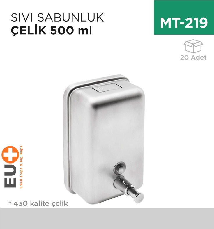 SIVI SABUNLUK ÇELİK 500 ML (7461) - 1. Minimum sipariş tutarı 5.000TL'dir (KDV hariç).
2. Fiyatlarımız İzmir teslim fiyatlarıdır; kargo ücreti Kargo ve Teslimat Politikası'na göre hesaplanır (₺100.000 ve üzeri siparişlerde ücretsiz).
3. Spot ve sipariş üzerine tedarik edilen ürünlerde stok durumu ve teslim süresi sipariş onayında bildirilir.
4. Kusurlu, hasarlı veya yanlış gönderilen ürünler, teslimden itibaren 14 gün içinde bildirilmesi hâlinde iade alınır.
5. Şahıs şirketlerine ve tüzel kişilere faturalı satış yapılmaktadır; bireysel tüketicilere satış yapılmamaktadır.