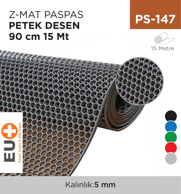 Z-MAT PASPAS PETEK DESEN 90 CM (15 MT) - 1. Minimum sipariş tutarı 5.000TL'dir (KDV hariç).
2. Fiyatlarımız İzmir teslim fiyatlarıdır; kargo ücreti Kargo ve Teslimat Politikası'na göre hesaplanır (₺100.000 ve üzeri siparişlerde ücretsiz).
3. Spot ve sipariş üzerine tedarik edilen ürünlerde stok durumu ve teslim süresi sipariş onayında bildirilir.
4. Kusurlu, hasarlı veya yanlış gönderilen ürünler, teslimden itibaren 14 gün içinde bildirilmesi hâlinde iade alınır.
5. Şahıs şirketlerine ve tüzel kişilere faturalı satış yapılmaktadır; bireysel tüketicilere satış yapılmamaktadır.