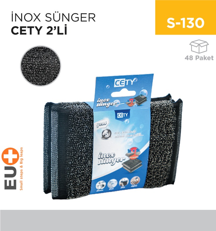 İNOX SÜNGER CETY 2Lİ