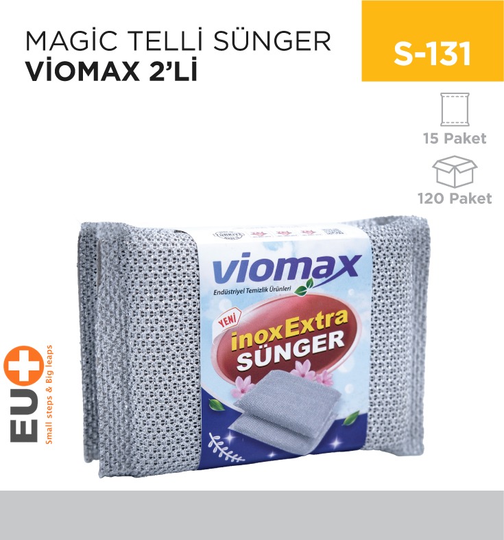 MAGİC TELLİ SÜNGER VİOMAX 2Lİ - 1. Minimum sipariş tutarı 5.000TL'dir (KDV hariç).
2. Fiyatlarımız İzmir teslim fiyatlarıdır; kargo ücreti Kargo ve Teslimat Politikası'na göre hesaplanır (₺100.000 ve üzeri siparişlerde ücretsiz).
3. Spot ve sipariş üzerine tedarik edilen ürünlerde stok durumu ve teslim süresi sipariş onayında bildirilir.
4. Kusurlu, hasarlı veya yanlış gönderilen ürünler, teslimden itibaren 14 gün içinde bildirilmesi hâlinde iade alınır.
5. Şahıs şirketlerine ve tüzel kişilere faturalı satış yapılmaktadır; bireysel tüketicilere satış yapılmamaktadır.