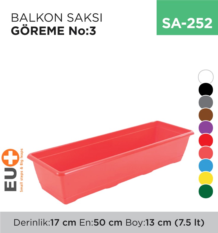 BALKON SAKSI GÖREME NO:3 (7.5 LT) (5860) - 1. Minimum sipariş tutarı 5.000TL'dir (KDV hariç).
2. Fiyatlarımız İzmir teslim fiyatlarıdır; kargo ücreti Kargo ve Teslimat Politikası'na göre hesaplanır (₺100.000 ve üzeri siparişlerde ücretsiz).
3. Spot ve sipariş üzerine tedarik edilen ürünlerde stok durumu ve teslim süresi sipariş onayında bildirilir.
4. Kusurlu, hasarlı veya yanlış gönderilen ürünler, teslimden itibaren 14 gün içinde bildirilmesi hâlinde iade alınır.
5. Şahıs şirketlerine ve tüzel kişilere faturalı satış yapılmaktadır; bireysel tüketicilere satış yapılmamaktadır.