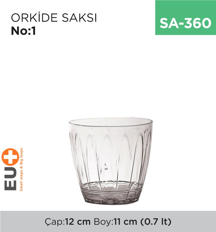 ORKİDE SAKSI NO:1 (0.7 LT) (OR01)