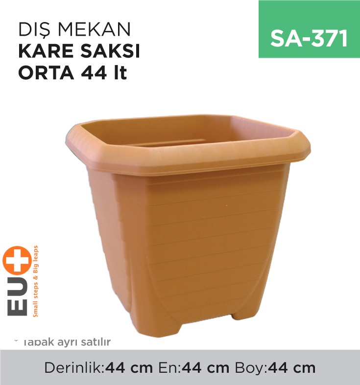 DIŞ MEKAN KARE SAKSI ORTA 44 LT (318)