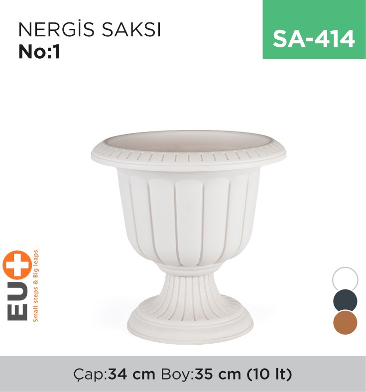 NERGİS SAKSI NO:1 (10 LT) (N001) - 1. Minimum sipariş tutarı 5.000TL'dir (KDV hariç).
2. Fiyatlarımız İzmir teslim fiyatlarıdır; kargo ücreti Kargo ve Teslimat Politikası'na göre hesaplanır (₺100.000 ve üzeri siparişlerde ücretsiz).
3. Spot ve sipariş üzerine tedarik edilen ürünlerde stok durumu ve teslim süresi sipariş onayında bildirilir.
4. Kusurlu, hasarlı veya yanlış gönderilen ürünler, teslimden itibaren 14 gün içinde bildirilmesi hâlinde iade alınır.
5. Şahıs şirketlerine ve tüzel kişilere faturalı satış yapılmaktadır; bireysel tüketicilere satış yapılmamaktadır.
