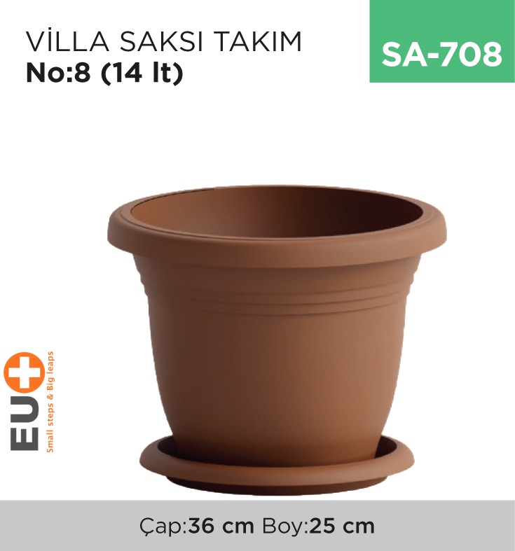 VİLLA SAKSI TAKIM NO:8  (14 LT) (V508) - 1. Minimum sipariş tutarı 5.000TL'dir (KDV hariç).
2. Fiyatlarımız İzmir teslim fiyatlarıdır; kargo ücreti Kargo ve Teslimat Politikası'na göre hesaplanır (₺100.000 ve üzeri siparişlerde ücretsiz).
3. Spot ve sipariş üzerine tedarik edilen ürünlerde stok durumu ve teslim süresi sipariş onayında bildirilir.
4. Kusurlu, hasarlı veya yanlış gönderilen ürünler, teslimden itibaren 14 gün içinde bildirilmesi hâlinde iade alınır.
5. Şahıs şirketlerine ve tüzel kişilere faturalı satış yapılmaktadır; bireysel tüketicilere satış yapılmamaktadır.