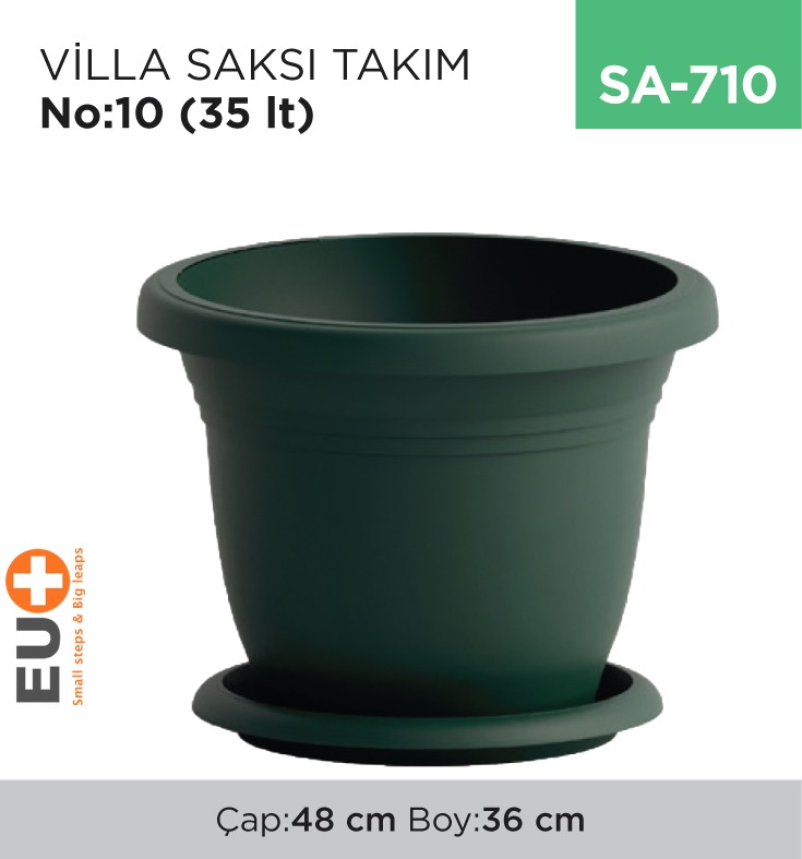 VİLLA SAKSI TAKIM  NO:10 (35 LT) (V510)