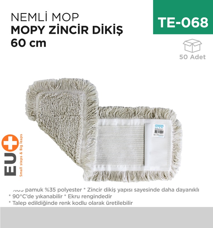 NEMLİ MOP CETY ZİNCİR DİKİŞ 60 CM