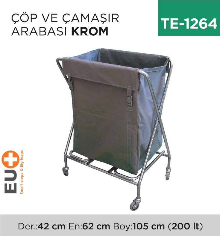 ÇÖP VE ÇAMAŞIR ARABASI KROM
