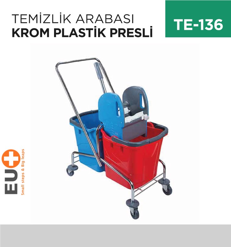 TEMİZLİK ARABASI KROM PLASTİK PRESLİ (CK753) - 1. Minimum sipariş tutarı 5.000TL'dir (KDV hariç).
2. Fiyatlarımız İzmir teslim fiyatlarıdır; kargo ücreti Kargo ve Teslimat Politikası'na göre hesaplanır (₺100.000 ve üzeri siparişlerde ücretsiz).
3. Spot ve sipariş üzerine tedarik edilen ürünlerde stok durumu ve teslim süresi sipariş onayında bildirilir.
4. Kusurlu, hasarlı veya yanlış gönderilen ürünler, teslimden itibaren 14 gün içinde bildirilmesi hâlinde iade alınır.
5. Şahıs şirketlerine ve tüzel kişilere faturalı satış yapılmaktadır; bireysel tüketicilere satış yapılmamaktadır.