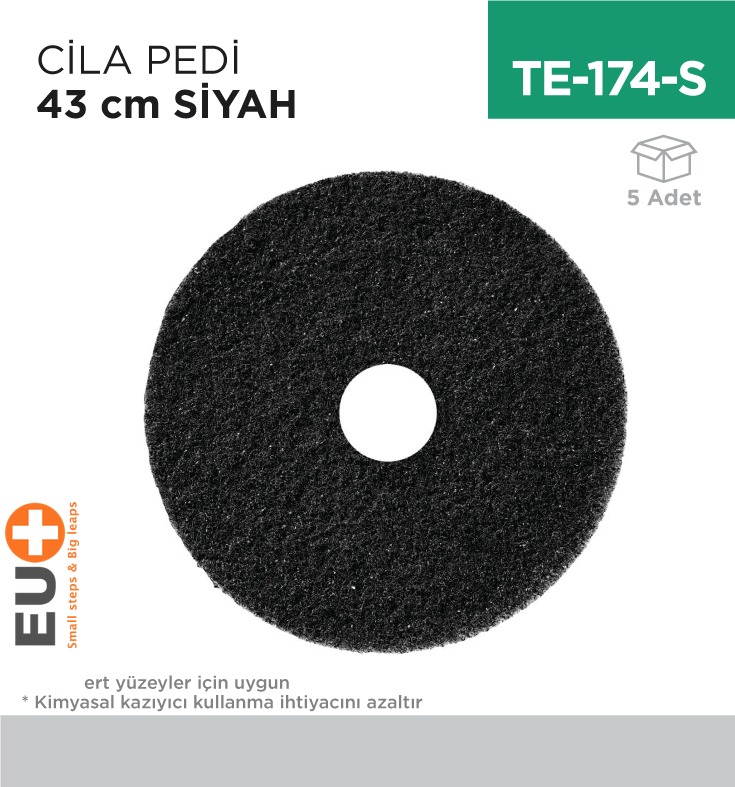 CİLA PEDİ 43 CM SİYAH