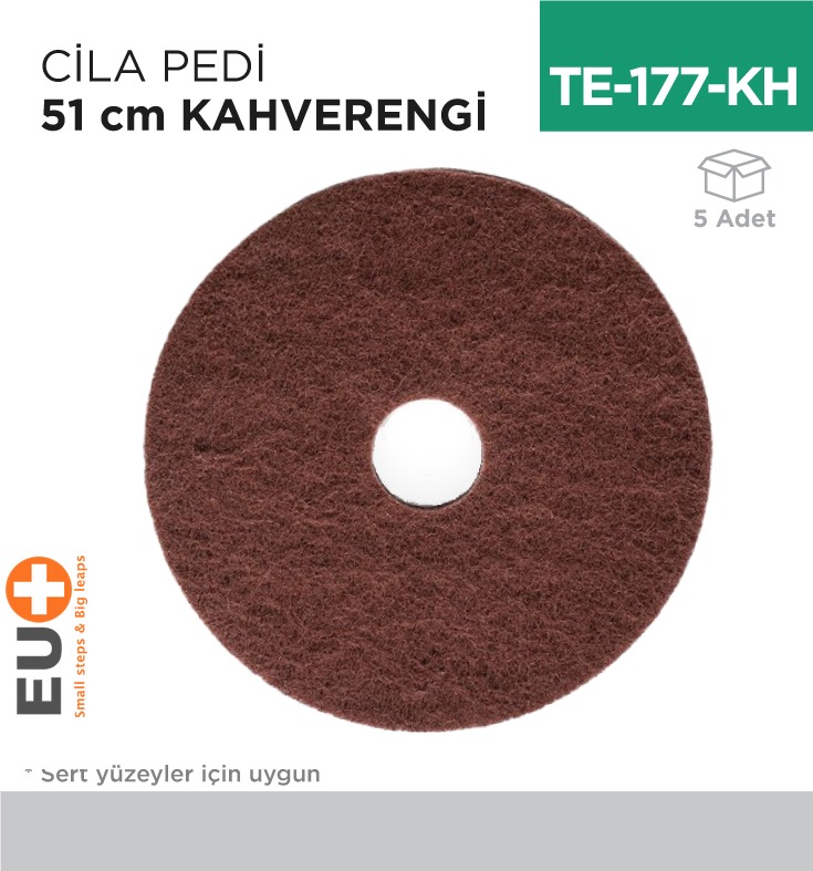 CİLA PEDİ 51 CM KAHVERENGİ - 1. Minimum sipariş tutarı 5.000TL'dir (KDV hariç).
2. Fiyatlarımız İzmir teslim fiyatlarıdır; kargo ücreti Kargo ve Teslimat Politikası'na göre hesaplanır (₺100.000 ve üzeri siparişlerde ücretsiz).
3. Spot ve sipariş üzerine tedarik edilen ürünlerde stok durumu ve teslim süresi sipariş onayında bildirilir.
4. Kusurlu, hasarlı veya yanlış gönderilen ürünler, teslimden itibaren 14 gün içinde bildirilmesi hâlinde iade alınır.
5. Şahıs şirketlerine ve tüzel kişilere faturalı satış yapılmaktadır; bireysel tüketicilere satış yapılmamaktadır.