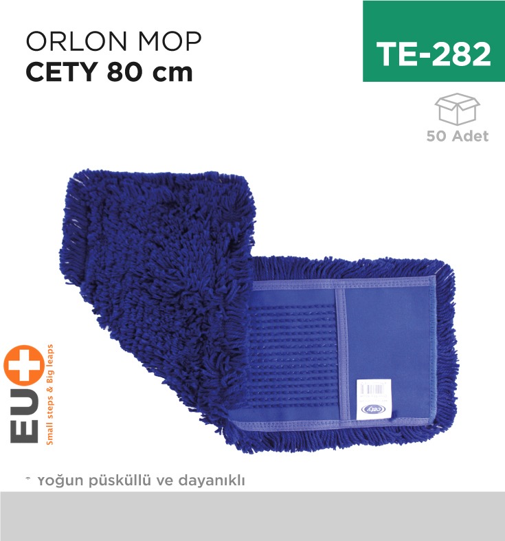 ORLON MOP CETY 80 CM - 1. Minimum sipariş tutarı 5.000TL'dir (KDV hariç).
2. Fiyatlarımız İzmir teslim fiyatlarıdır; kargo ücreti Kargo ve Teslimat Politikası'na göre hesaplanır (₺100.000 ve üzeri siparişlerde ücretsiz).
3. Spot ve sipariş üzerine tedarik edilen ürünlerde stok durumu ve teslim süresi sipariş onayında bildirilir.
4. Kusurlu, hasarlı veya yanlış gönderilen ürünler, teslimden itibaren 14 gün içinde bildirilmesi hâlinde iade alınır.
5. Şahıs şirketlerine ve tüzel kişilere faturalı satış yapılmaktadır; bireysel tüketicilere satış yapılmamaktadır.