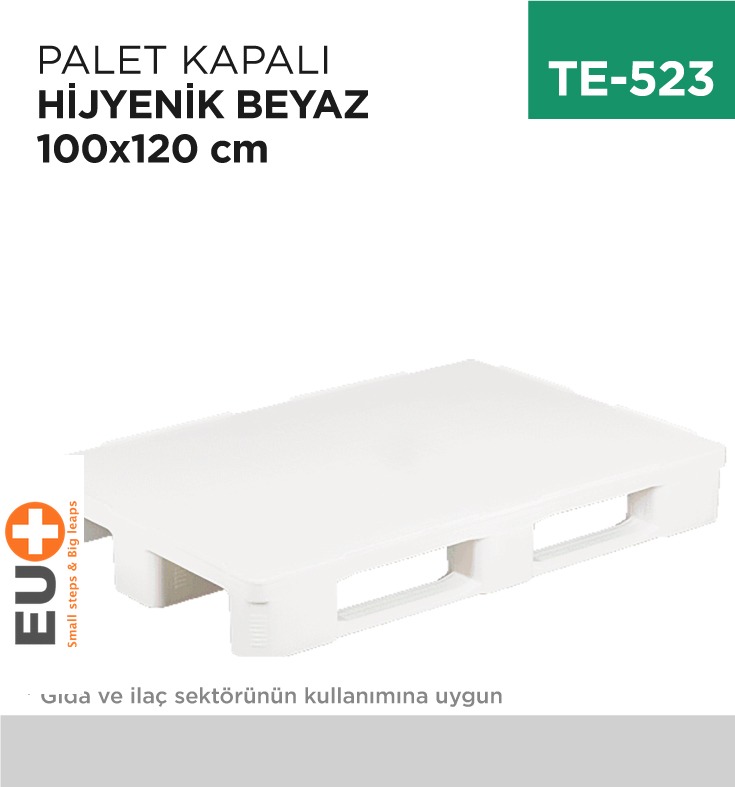 PALET KAPALI HİJYENİK BEYAZ 100*120 CM (DP015) - 1. Minimum sipariş tutarı 5.000TL'dir (KDV hariç).
2. Fiyatlarımız İzmir teslim fiyatlarıdır; kargo ücreti Kargo ve Teslimat Politikası'na göre hesaplanır (₺100.000 ve üzeri siparişlerde ücretsiz).
3. Spot ve sipariş üzerine tedarik edilen ürünlerde stok durumu ve teslim süresi sipariş onayında bildirilir.
4. Kusurlu, hasarlı veya yanlış gönderilen ürünler, teslimden itibaren 14 gün içinde bildirilmesi hâlinde iade alınır.
5. Şahıs şirketlerine ve tüzel kişilere faturalı satış yapılmaktadır; bireysel tüketicilere satış yapılmamaktadır.