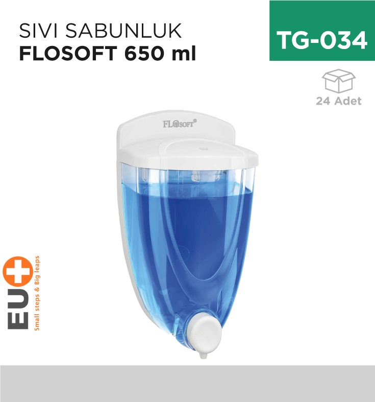 SIVI SABUNLUK FLOSOFT 650 ML (F 011) - 1. Minimum sipariş tutarı 5.000TL'dir (KDV hariç).
2. Fiyatlarımız İzmir teslim fiyatlarıdır; kargo ücreti Kargo ve Teslimat Politikası'na göre hesaplanır (₺100.000 ve üzeri siparişlerde ücretsiz).
3. Spot ve sipariş üzerine tedarik edilen ürünlerde stok durumu ve teslim süresi sipariş onayında bildirilir.
4. Kusurlu, hasarlı veya yanlış gönderilen ürünler, teslimden itibaren 14 gün içinde bildirilmesi hâlinde iade alınır.
5. Şahıs şirketlerine ve tüzel kişilere faturalı satış yapılmaktadır; bireysel tüketicilere satış yapılmamaktadır.