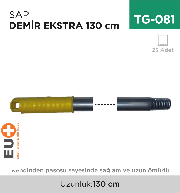 SAP DEMİR KENDİNDEN VİDALI 130 CM