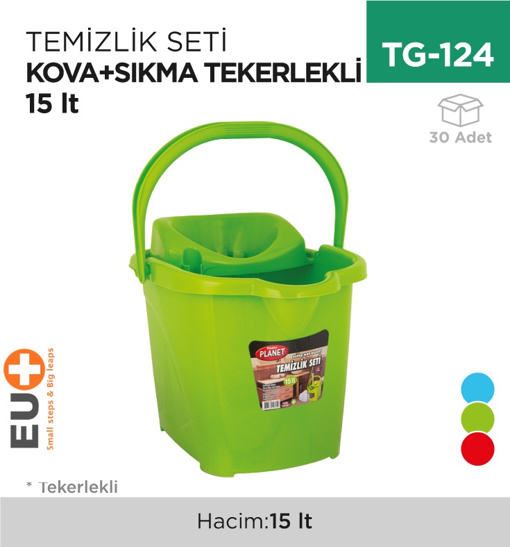 TEMİZLİK SETİ KOVA+SIKMA TEKERLEKLİ 15 LT ORJ. (UP 605) - 1. Minimum sipariş tutarı 5.000TL'dir (KDV hariç).
2. Fiyatlarımız İzmir teslim fiyatlarıdır; kargo ücreti Kargo ve Teslimat Politikası'na göre hesaplanır (₺100.000 ve üzeri siparişlerde ücretsiz).
3. Spot ve sipariş üzerine tedarik edilen ürünlerde stok durumu ve teslim süresi sipariş onayında bildirilir.
4. Kusurlu, hasarlı veya yanlış gönderilen ürünler, teslimden itibaren 14 gün içinde bildirilmesi hâlinde iade alınır.
5. Şahıs şirketlerine ve tüzel kişilere faturalı satış yapılmaktadır; bireysel tüketicilere satış yapılmamaktadır.