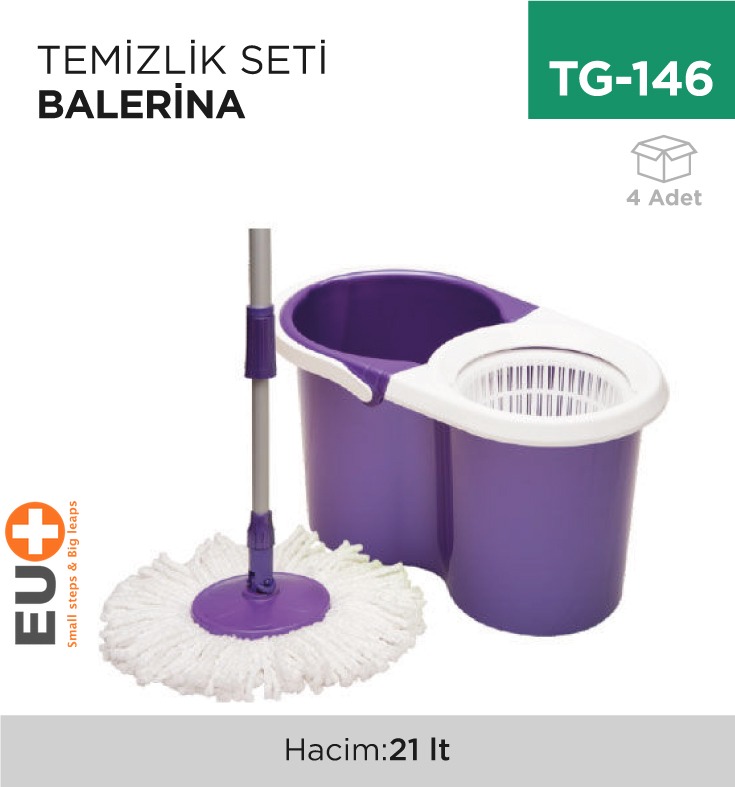 TEMİZLİK SETİ DÖNERLİ BALERİNA (F 139) - 1. Minimum sipariş tutarı 5.000TL'dir (KDV hariç).
2. Fiyatlarımız İzmir teslim fiyatlarıdır; kargo ücreti Kargo ve Teslimat Politikası'na göre hesaplanır (₺100.000 ve üzeri siparişlerde ücretsiz).
3. Spot ve sipariş üzerine tedarik edilen ürünlerde stok durumu ve teslim süresi sipariş onayında bildirilir.
4. Kusurlu, hasarlı veya yanlış gönderilen ürünler, teslimden itibaren 14 gün içinde bildirilmesi hâlinde iade alınır.
5. Şahıs şirketlerine ve tüzel kişilere faturalı satış yapılmaktadır; bireysel tüketicilere satış yapılmamaktadır.