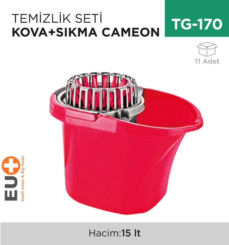 TEMİZLİK SETİ KOVA+SIKMA CAMEON (TP 665) - 1. Minimum sipariş tutarı 5.000TL'dir (KDV hariç).
2. Fiyatlarımız İzmir teslim fiyatlarıdır; kargo ücreti Kargo ve Teslimat Politikası'na göre hesaplanır (₺100.000 ve üzeri siparişlerde ücretsiz).
3. Spot ve sipariş üzerine tedarik edilen ürünlerde stok durumu ve teslim süresi sipariş onayında bildirilir.
4. Kusurlu, hasarlı veya yanlış gönderilen ürünler, teslimden itibaren 14 gün içinde bildirilmesi hâlinde iade alınır.
5. Şahıs şirketlerine ve tüzel kişilere faturalı satış yapılmaktadır; bireysel tüketicilere satış yapılmamaktadır.