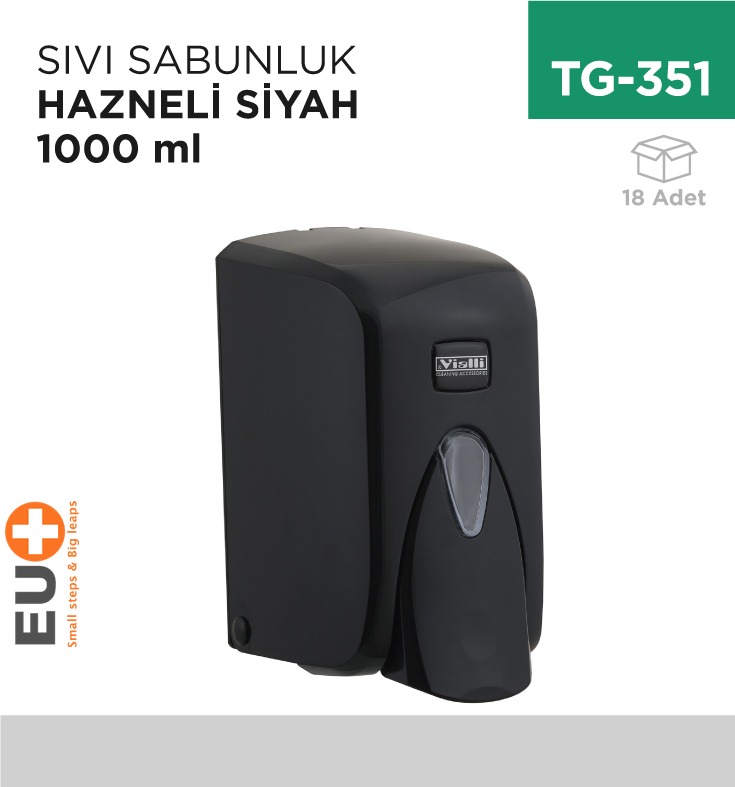 SIVI SABUNLUK HAZNELİ SİYAH 1000 ML (S6B) - 1. Minimum sipariş tutarı 5.000TL'dir (KDV hariç).
2. Fiyatlarımız İzmir teslim fiyatlarıdır; kargo ücreti Kargo ve Teslimat Politikası'na göre hesaplanır (₺100.000 ve üzeri siparişlerde ücretsiz).
3. Spot ve sipariş üzerine tedarik edilen ürünlerde stok durumu ve teslim süresi sipariş onayında bildirilir.
4. Kusurlu, hasarlı veya yanlış gönderilen ürünler, teslimden itibaren 14 gün içinde bildirilmesi hâlinde iade alınır.
5. Şahıs şirketlerine ve tüzel kişilere faturalı satış yapılmaktadır; bireysel tüketicilere satış yapılmamaktadır.