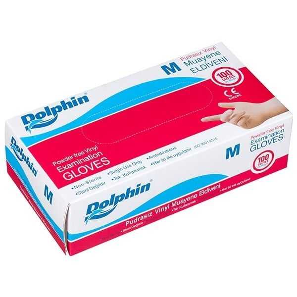 Dolphin Pudrasız Vinil Eldiven Orta - Dolphin pudrasız vinil (vinyl)l eldiven latex içermemesi sebebiyle, latekse karşı alerjik bünyeler için alternatif bir eldivendir.
Ürün steril değildir tek kullanımlıktır ve her iki ele de uyumlu olup elin şeklini alması itibariyle kolay hareket imkanı sağlar.
Cafe, restaurant ve otel mutfaklarında rahatlıkla kullanılabilir.