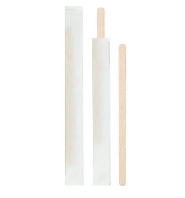 Kağıt Sargılı Tahta Karıştırıcı 14 cm - 14 cm uzunluğunda bambu, baskısız beyaz kağıt sargılı tahta karıştırıcı. Çay ve kahve karıştırıcı olarak kullanılır. Kaliteli malzemesi ile sıcak sıvı ile temasında şekil değiştirmez, su çekmez.

Kağıt Sargılı Tahta Karıştırıcı 14 cm 200'lü Paket, dökme tahta karıştırıcılardan farklı olarak kağıt sargılı karıştırıcılar çok daha hijyeniktir. Cafe ve restaurant gibi servis esnasında birçok kişinin temas edebileceği tahta karıştırıcı, kağıt sargısı ile müşterinize sağlıklı ambalajında ulaşır.