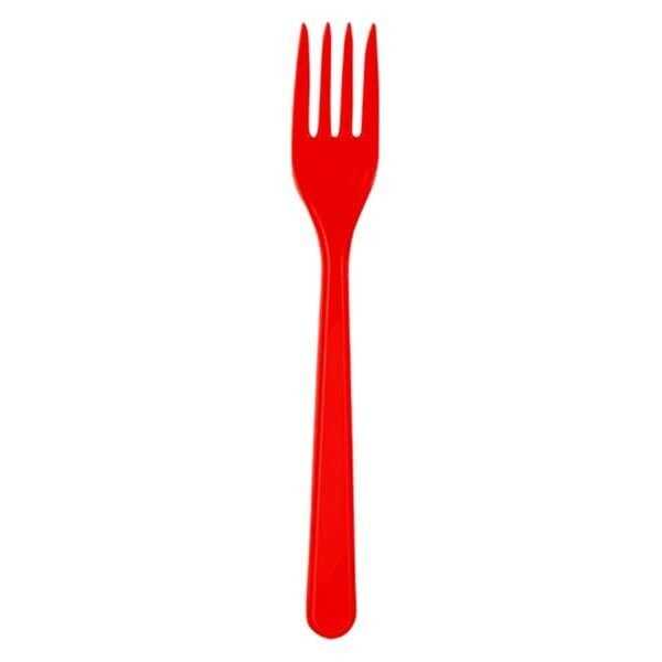 Kırmızı Plastik Çatal - 18 cm uzunluğunda kırmızı renkli sert plastikten kaliteli tek kullanımlık plastik çataldır.
Parti, davet, kokteyl gibi her türlü organizasyonlarda sofralarınıza kırmızı görünümüyle şıklık katar.
Kullanat çatalın siyah, şeffaf ve altın renkleri de mevcuttur.